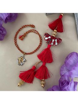 Digital Dress Room - Multicolour Rakhi with Lumba