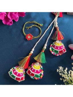 Digital Dress Room - Multicolour Rakhi with Lumba