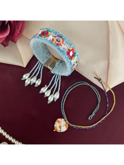 Digital Dress Room - Multicolour Rakhi with Lumba