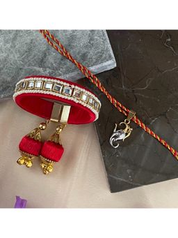 Digital Dress Room - Multicolour Rakhi with Lumba