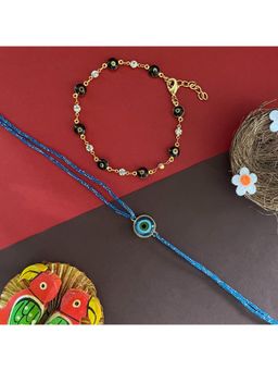 Digital Dress Room - Multicolour Rakhi with Bracelet