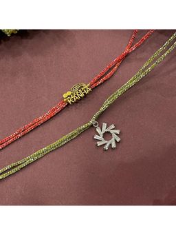 Digital Dress Room - Multicolour Rakhi with Lumba