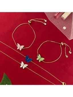 Digital Dress Room - Multicolour Bracelet Rakhis (Pack of 4)