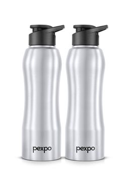 Pexpo - Bistro Silver Stainless Steel Fridge Bottle/Sipper - 1000 Ml