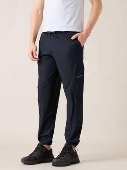 STRCH - Men Black Regular Fit Training Trackpant
