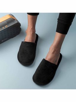 Drunken - Women Black Eva Round Toe Non Slip Room Slippers