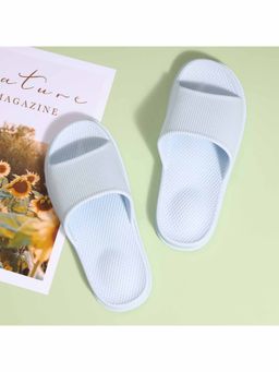 Drunken - Women Blue Eva Round Toe Non Slip Sliders