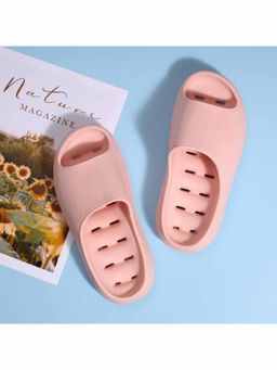 Drunken - Women Pink Eva Round Toe Non Slip Sliders