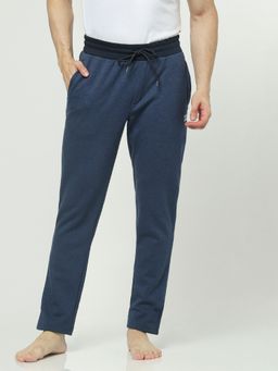 Jack & Jones - Men Solid Blue Trackpant