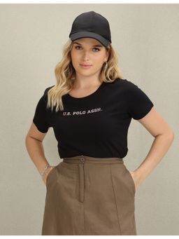 U.S. POLO ASSN. - Round Neck Brand Print T-Shirt