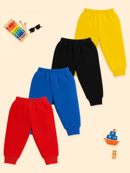 Kuchipoo - Baby Boy Multi-Color Joggers (Pack of 5)