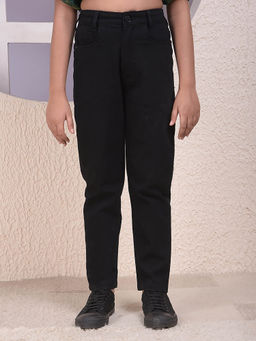 CRIMSOUNE CLUB - Girls Black Baggy Jeans