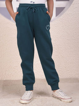 CRIMSOUNE CLUB - Girls Teal Joggers