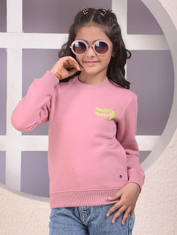 CRIMSOUNE CLUB - Girls Pink Sweatshirt