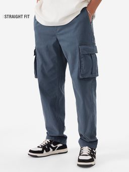 The Souled Store - Solid Orion Blue Cargo