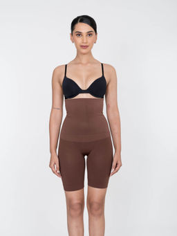Shapercult - High Waist Shaper Shorts -Brown