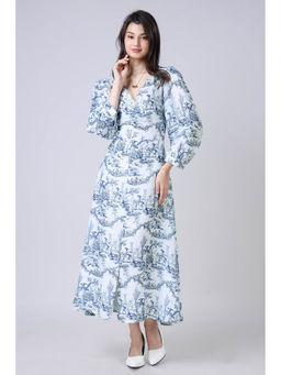 NEOFAA - The Effect The Toile Print Maxi Dress