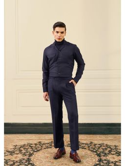 Gargee Designers - Utility-Inspired Navy Blue Shirt With Pant