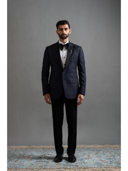 Gargee Designers - Nakshatra Blue Tuxedo With Pant