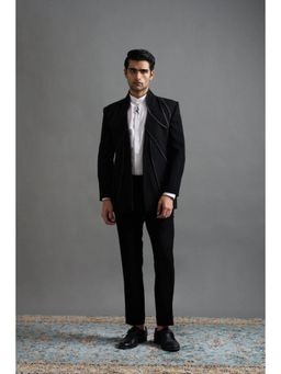 Gargee Designers - Aditya Tux Variant Black Tuxedo And Pant