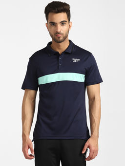 Reebok - Rbk Performance Polo Navy Blue Training Polo Shirt