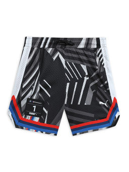 Puma - Bmw M Motorsport All-Over Print Youths Kids Black Shorts