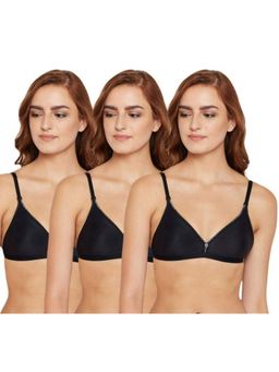 Bodycare - Pack of 3 Premium Seamless Cup Bra In Black Colour