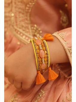 Biba - Girls Yellow Plastic Bracelet