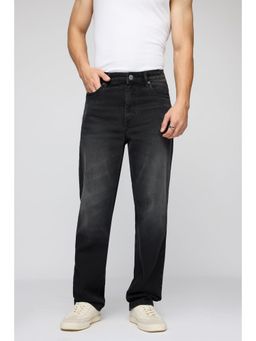 FREAKINS - Black Relaxed Fit Jeans
