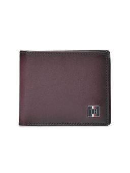 Tommy Hilfiger - Men's Global Coin Leather Wallet Gistel - Wine