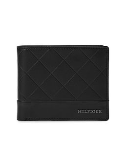 Tommy Hilfiger - Men's Passcase Leather Wallet Kornos - Black