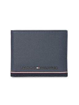 Tommy Hilfiger - Men's Passcase Leather Wallet Acre - Navy Blue