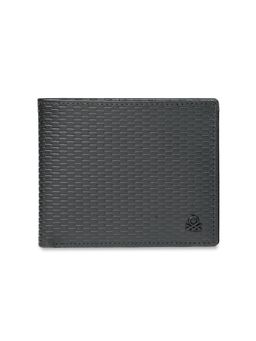 United Colors of Benetton - Men's Global Coin Leather Wallet Dorsten - Black