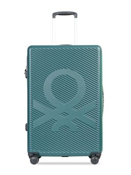 United Colors of Benetton - Unisex Hard Luggage Trolley Bag Glide Pro - Green
