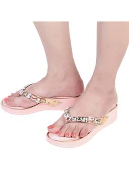 XE Looks - Women'S Peach Pearl Sandals