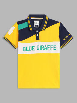 Blue Giraffe - Boys Multi Printed Polo T-shirt