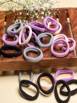 JEWELZ - Women Multi-Color Solid Elastic Hair Ties