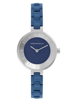 Carlos Philip - Women's Blue Analog Watch (Celestia Series T01110A-4) (M)