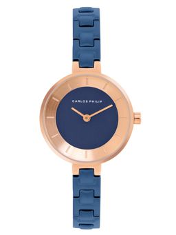 Carlos Philip - Women's Blue Analog Watch (Infinity t02339m - 1) (M)