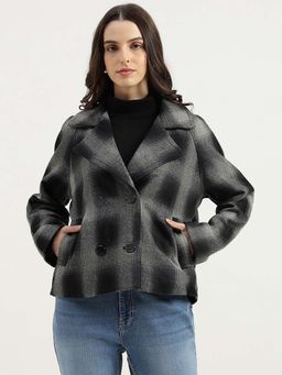 United Colors of Benetton - Lapel Collar Checked Jacket