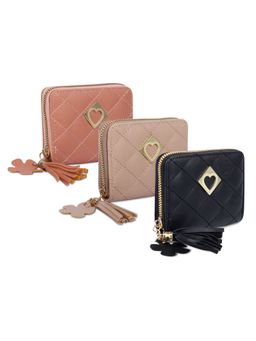NFI Essentials - PU Women Mini Wallet - Pack of 3