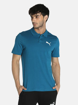 Puma - Ess Jersey Casual Polo Digi-blue