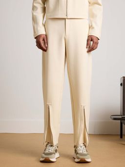 Muvazo - Cream Snow Veil Track Pant