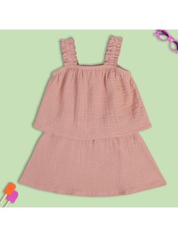 MINI KLUB - Baby Girls Brown Co-Ord Set