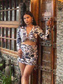 Tandul - Multi-Color Women Floral Printed Co-ord Set