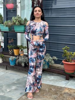 Tandul - Multi-Color Women Bodycon Co-ord Set