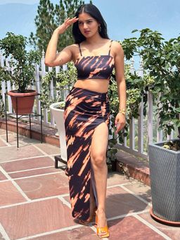 Tandul - Multi-Color Women Vibrant Tie-Dye Co-ord Set