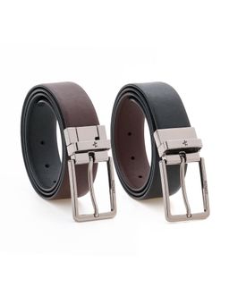 U.S. POLO ASSN. - Carbon Leather Reversible Formal Belt - Multi-Color