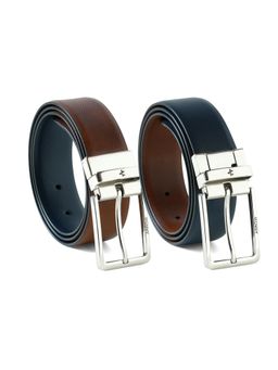 U.S. POLO ASSN. - Lincoln 2.0 Textured Leather Reversible Belt - Multi-Color