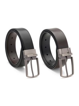 U.S. POLO ASSN. - Raffel Leather Reversible Belt - Multi-Color